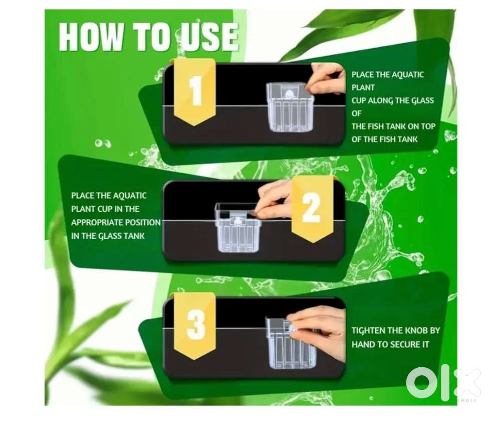 Acrylic Plant Holder set of 2 Pieces