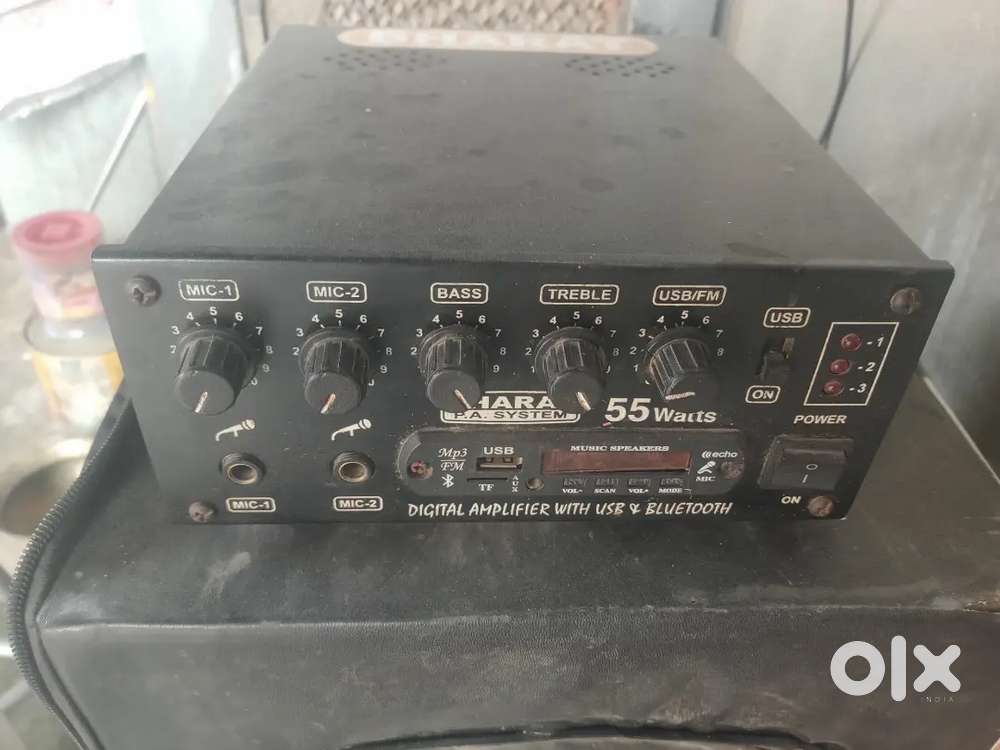 BHARAT 55WATT AMPLIFIER WITH 10INCHI SPEAKER