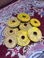 Palte hai 250 kg se lekar 20kg tak ki our damper hai 250 kg se 5 kg