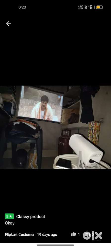 Tv projector