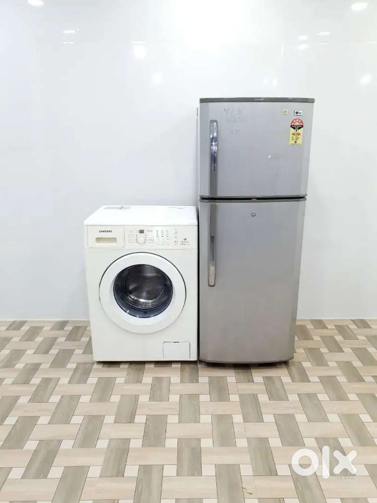 Perfect Combo for New Home/Bachelors: Fridge + Washing Machine