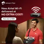 Airtel wifi + iptv new connection
