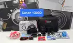 Canon EOS 1300D with 18-55mm lens 1:3.5-5.6 IS II 
CD -36