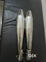 Interceptor 650 red roosters exhaust