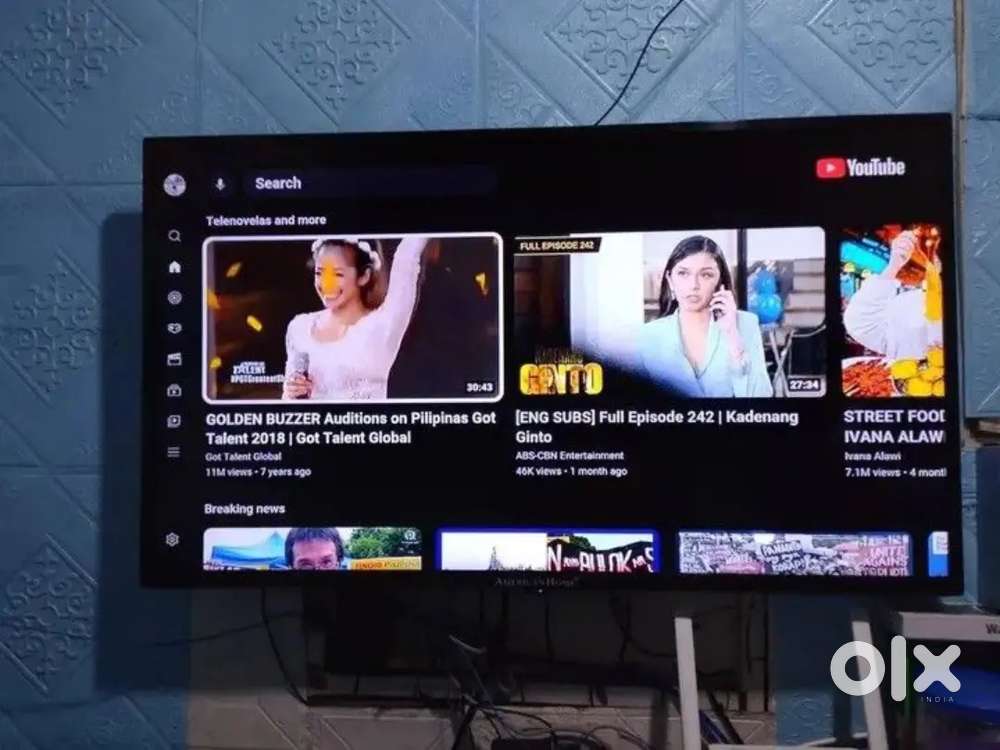 42inch smart UHD ledtv crystal clear dolby sound low power consumption