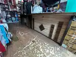 Wooden counter