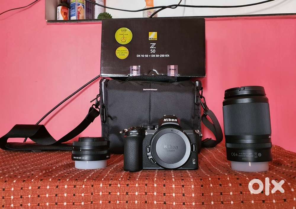 Nikon Z50 Mirrorless Camera + Dual Lenses + 2 Batteries + 64GB Card