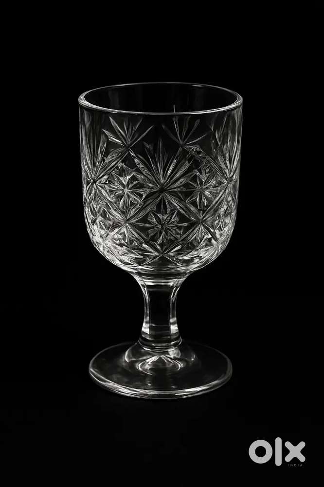 Crystal-Pattern Mini Wine Glass