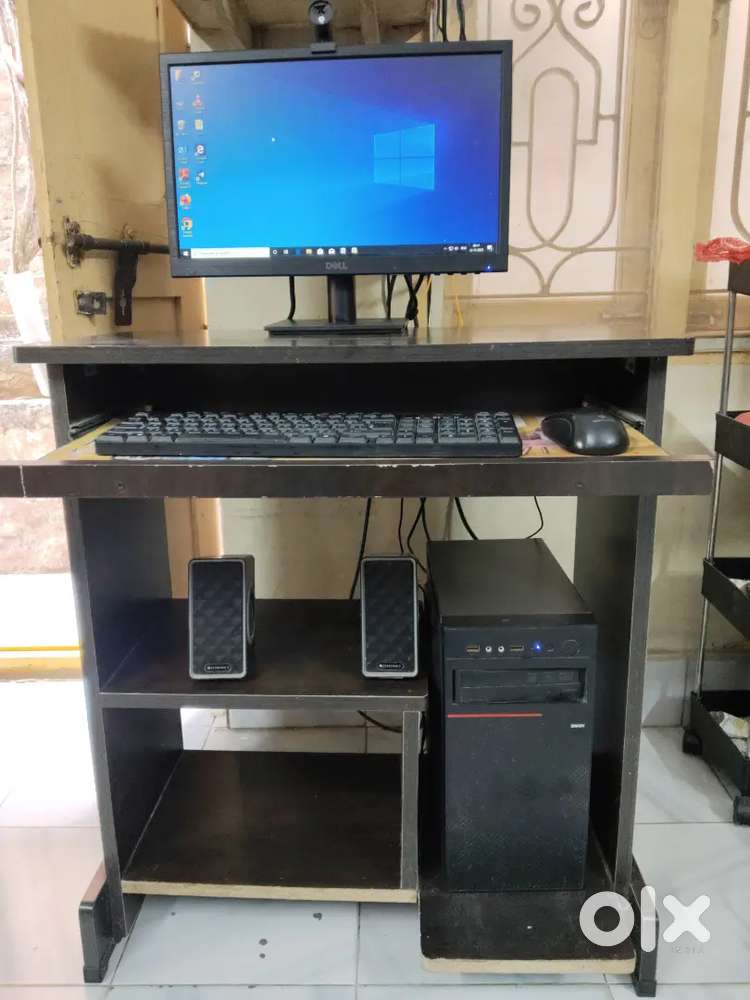 Dell monitor, i3 Zebronics CPU