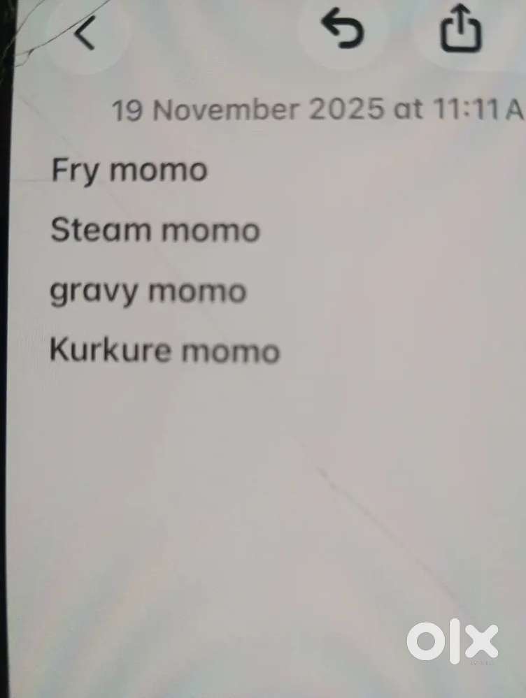 Sell momo at counter