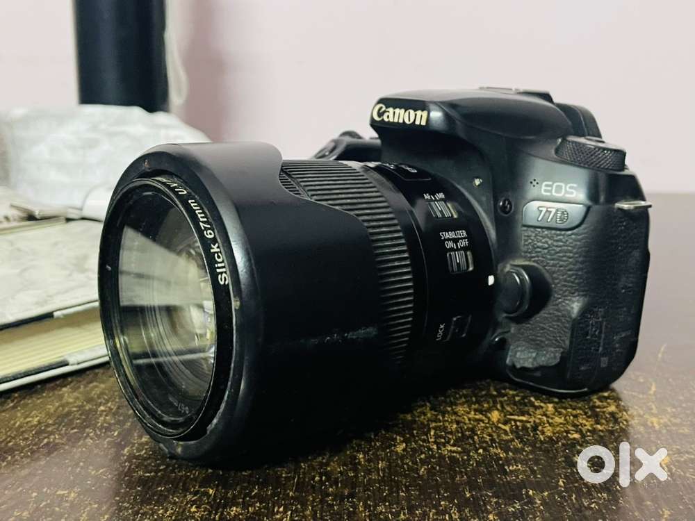 Canon 77D with 18-135mm