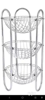 Stainless steel kitchen trolley