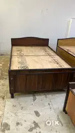 New A 1  Single Bed 6*4Bed With Bod Folding Cot Mattress Plang