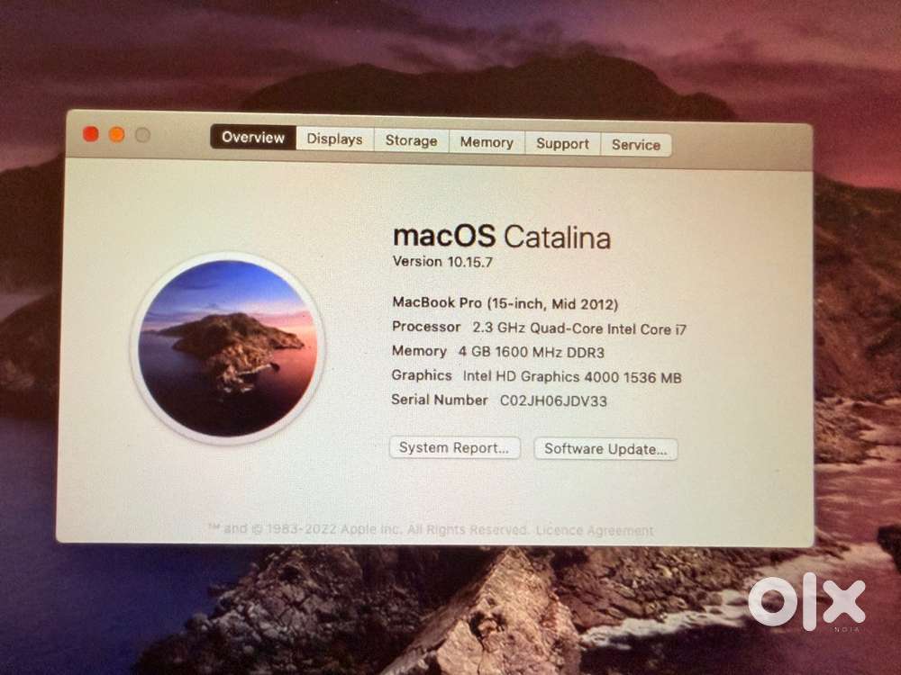 Apple Macbook pro-15.4 inch