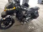 Very good condition, bajaj pulsar black, single handed..