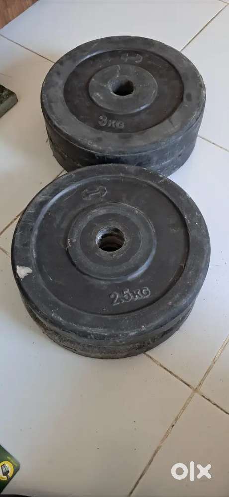 Steel bar and rubber plates