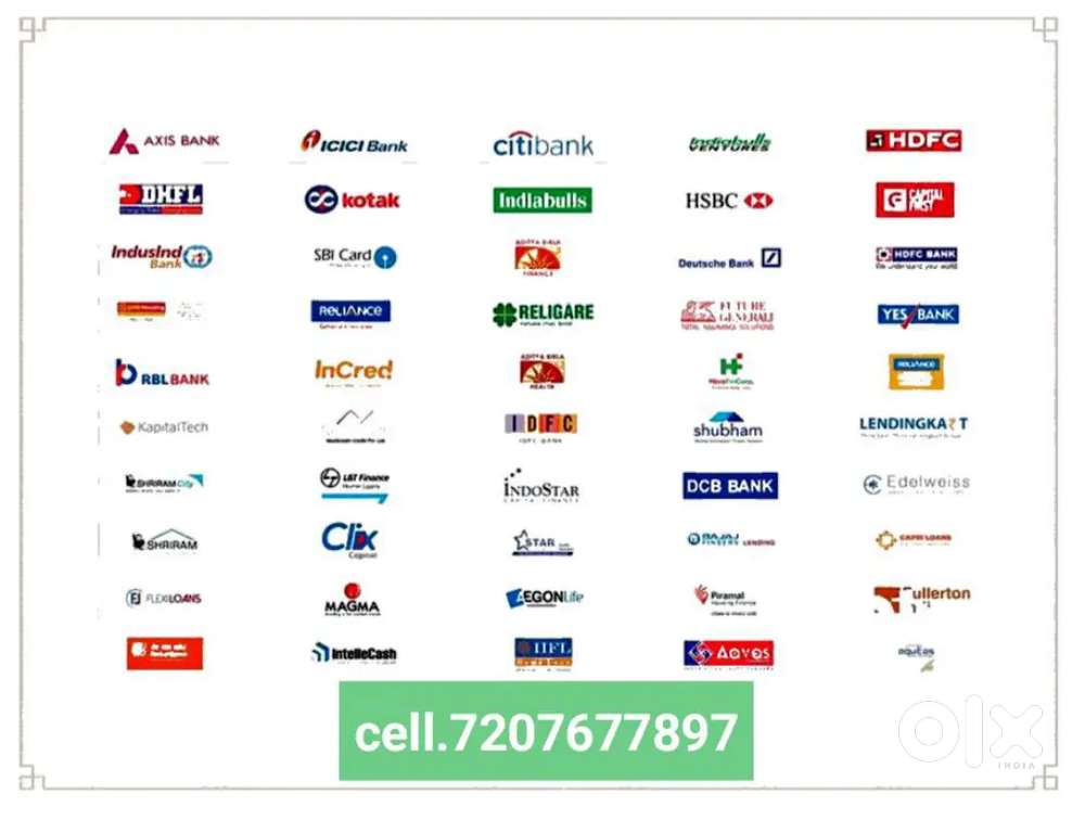 All Bank loan available & Finance