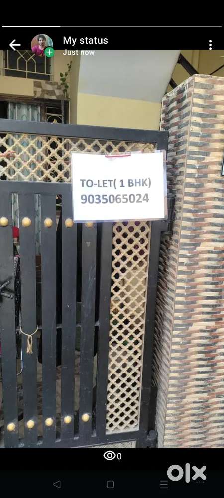 1 bhk for rent near vcare hospital rt nagar advance (80k- 1lakh)