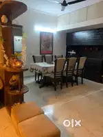Six seater dining table with chairs