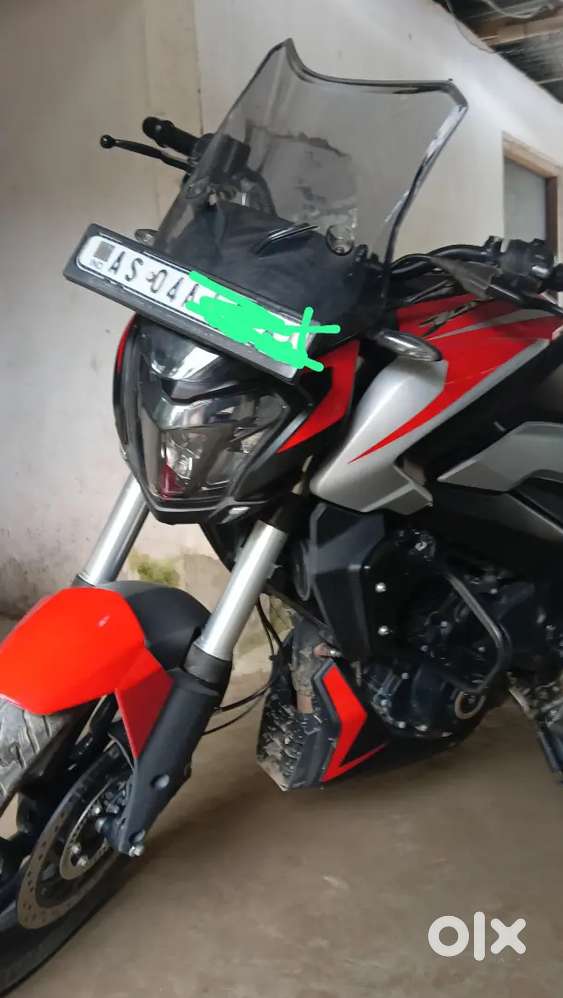 Dominar 400 Windshield with full set-up