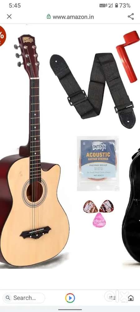 A good quality and new guitar best guitar free string belt and capo