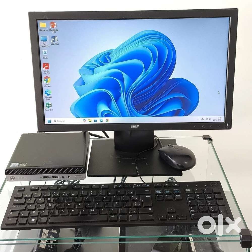 Hp Tiny complete PC set at just 12999/-