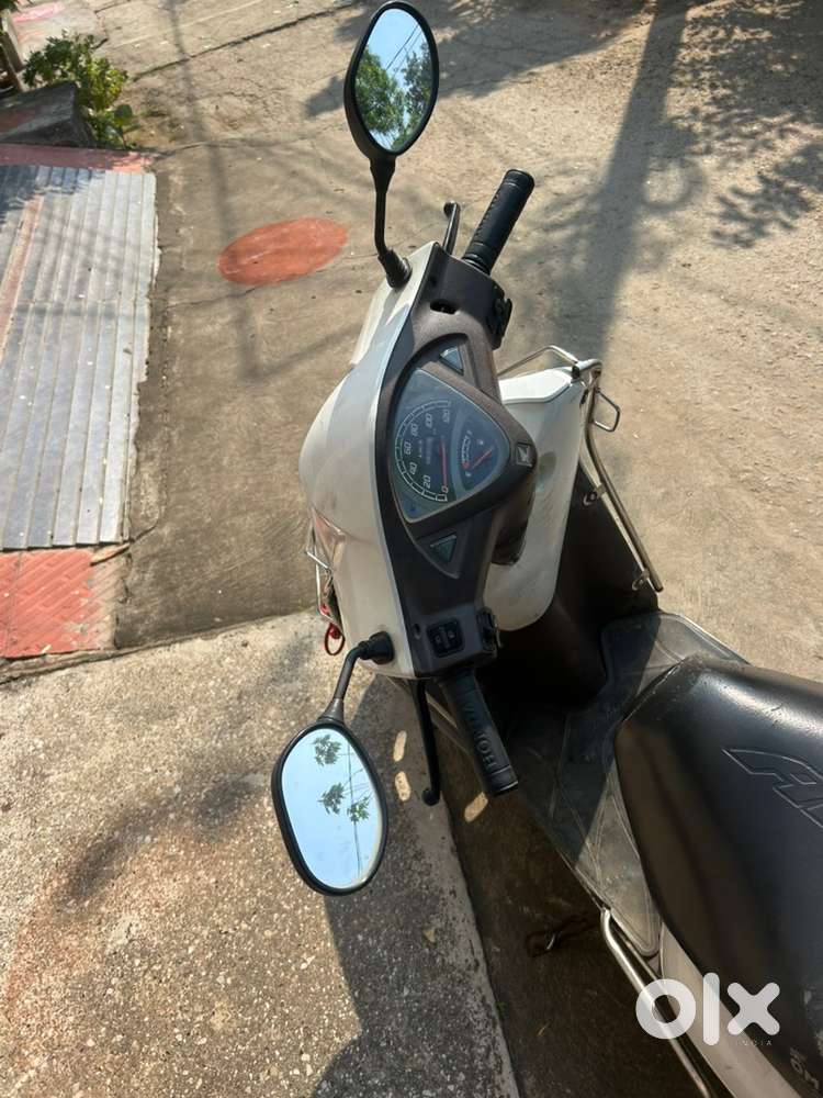 Good Condition  White Scooty  Reasonable Price