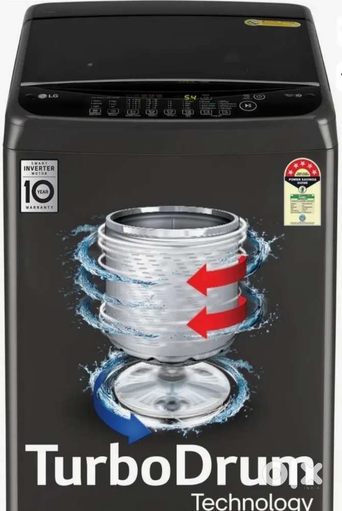LG washing machine top load with jet spray