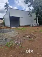 Big warehouse plus surrounding land area for rent, Thrissur town.
