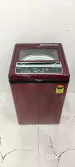 Whirlpool White magic royal 6.5kg maroon colour in good condition