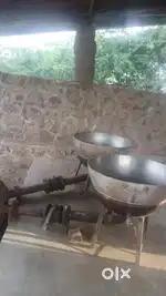 Mave ka boillar and bhatta
