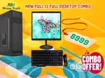 Onam offer New desktop combo set with warrenty only 8999