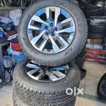 THAR ROXX 19 ALLOY WHEELS WITH BRAND NEW MRF TYRE