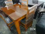 Brand new 4 seater and 6 seater wooden daining table at affordable p