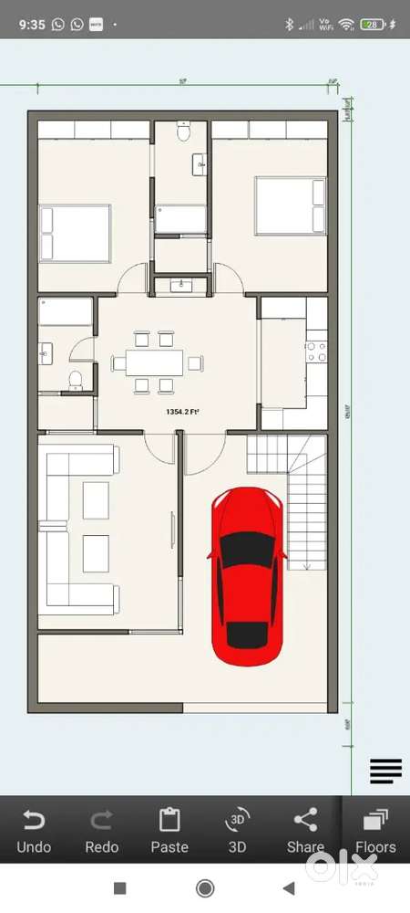 East face 182 gaz MDA approved villa at ansal town