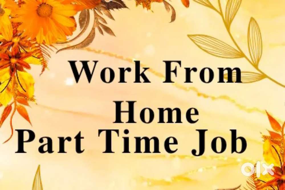 WORK FROM HOME / Part Time Job / available