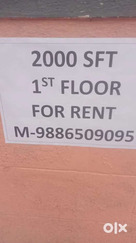 1st floor for rent