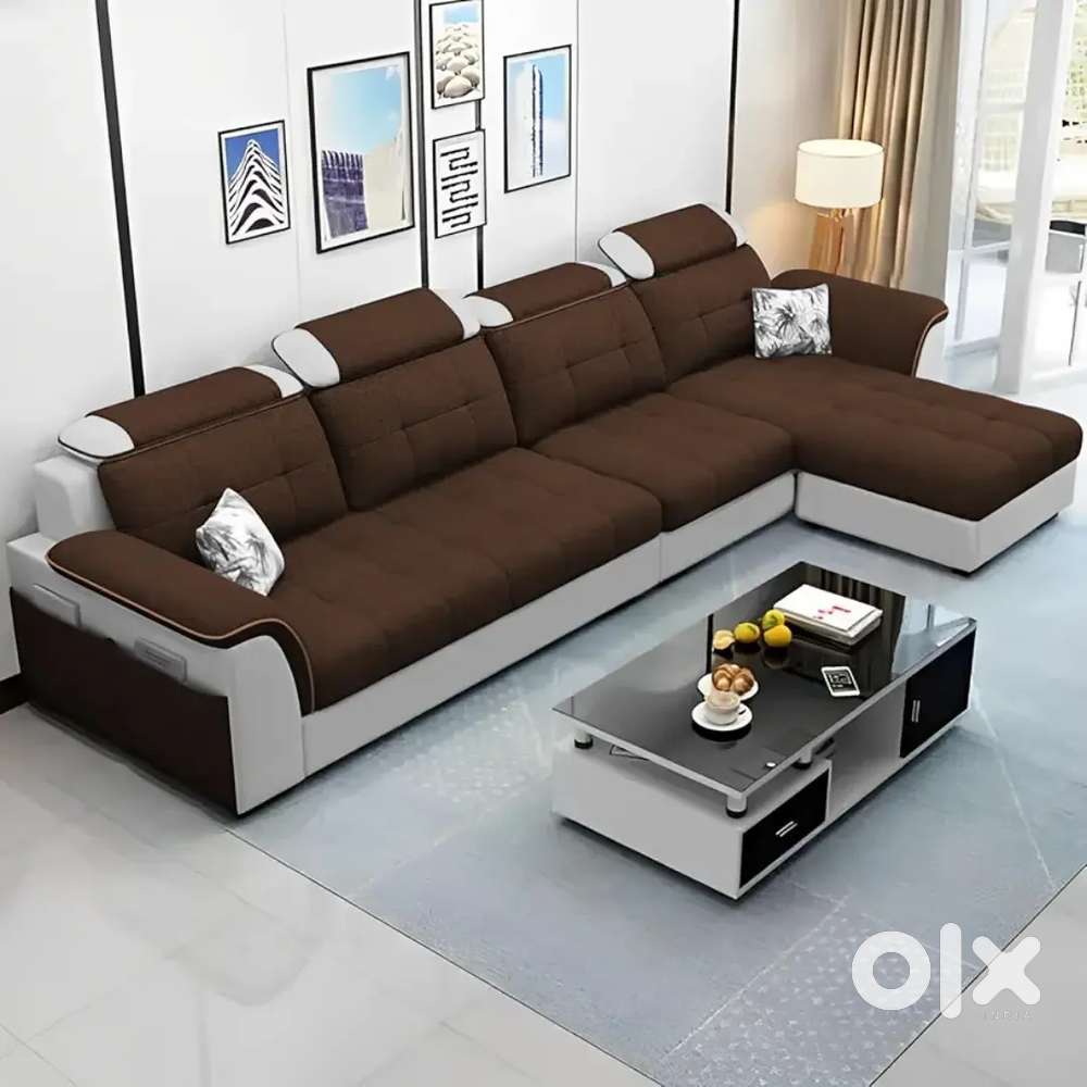 New l shape sofa set available in factory price