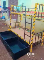 Bunk Bed with bottom storage