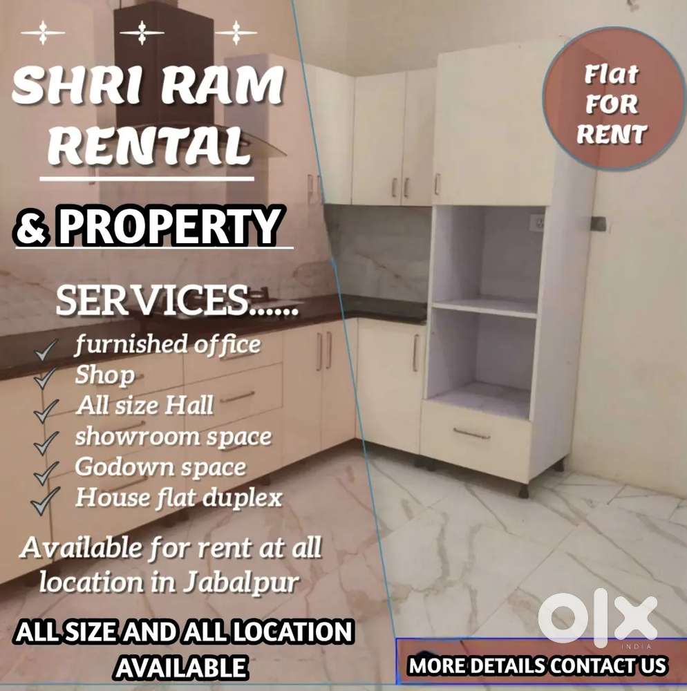 Flat 2bhk available on rent near rampur chowk jabalpur