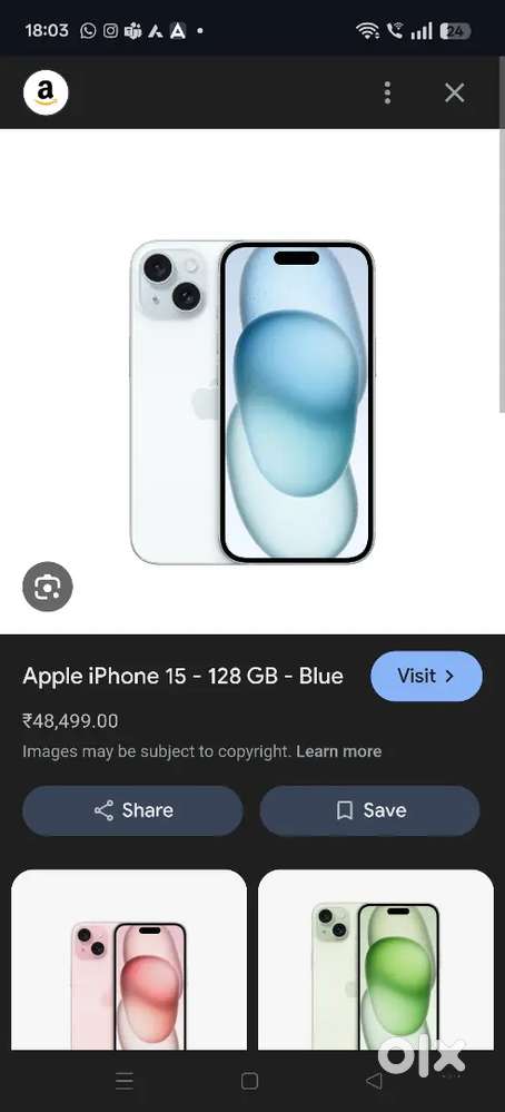 iPhone 15, box pack
