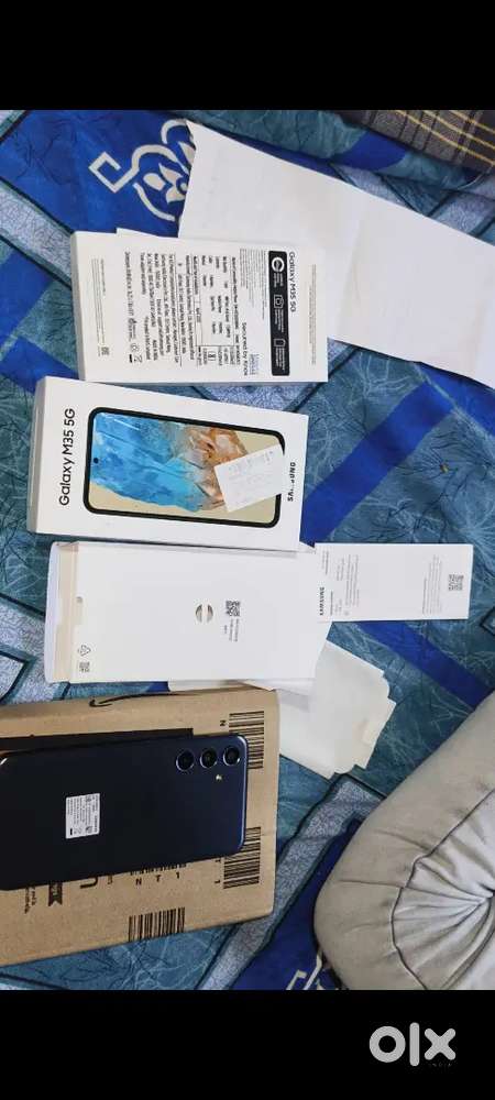 Samsung M35 5g 6months mobile 6/128 Android version 16 ui8