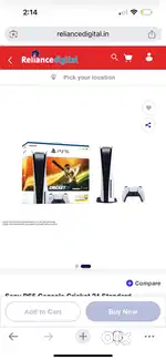 PS5 Disc Edition with Cricket 24 Bundle