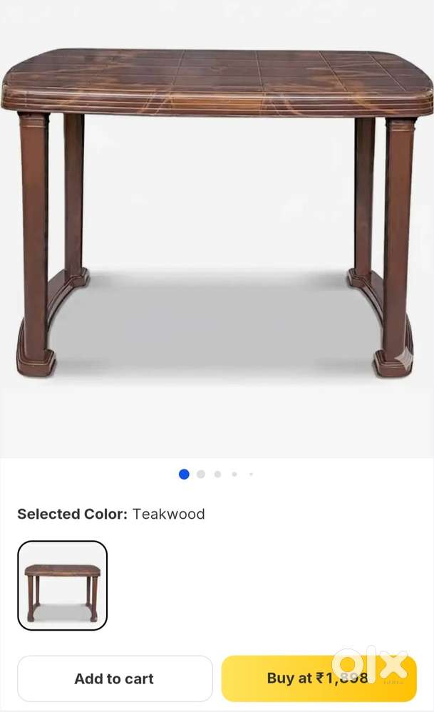 Dining table with 4 chairs