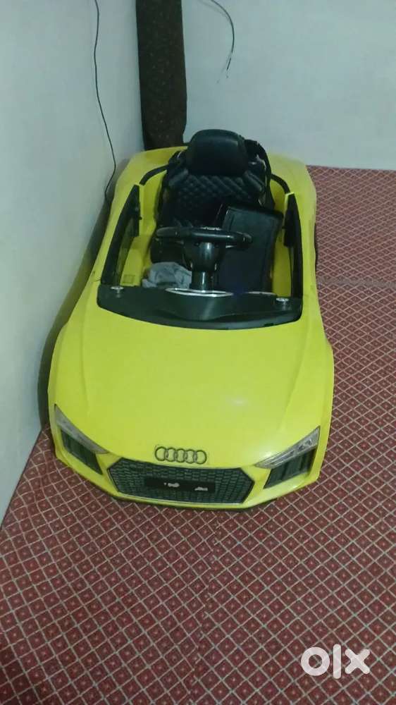 Toddler toy car with parental control, yellow colour ..