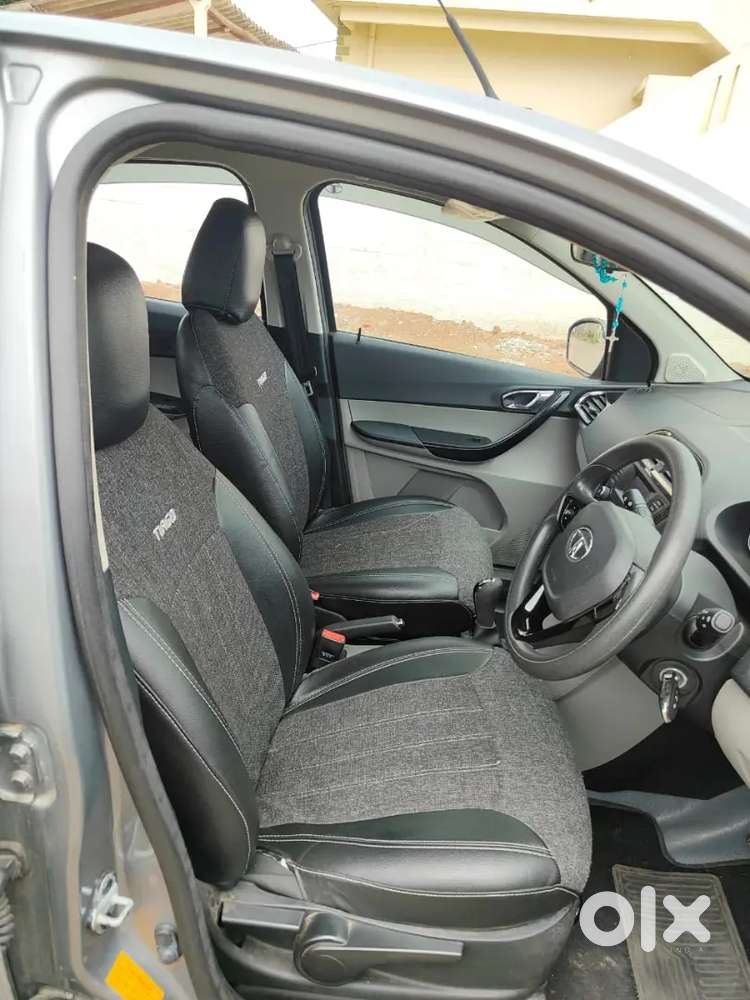 Top model Tata Tiago XZ petrol with new battery.