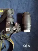 Nikkon d5300 with stock lens ana zoom lens 70-300 with original bag