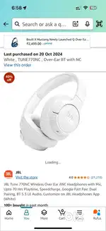 Headphones (White) JBL