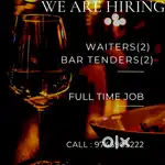 Waiter, Bar Tender