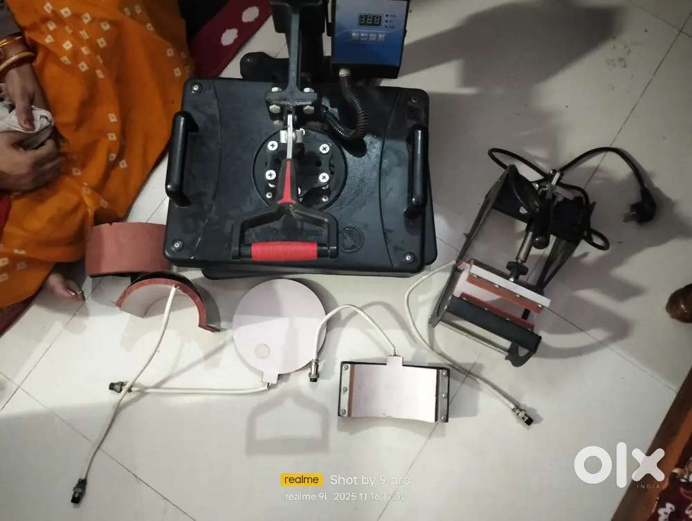 Combo heat press machine